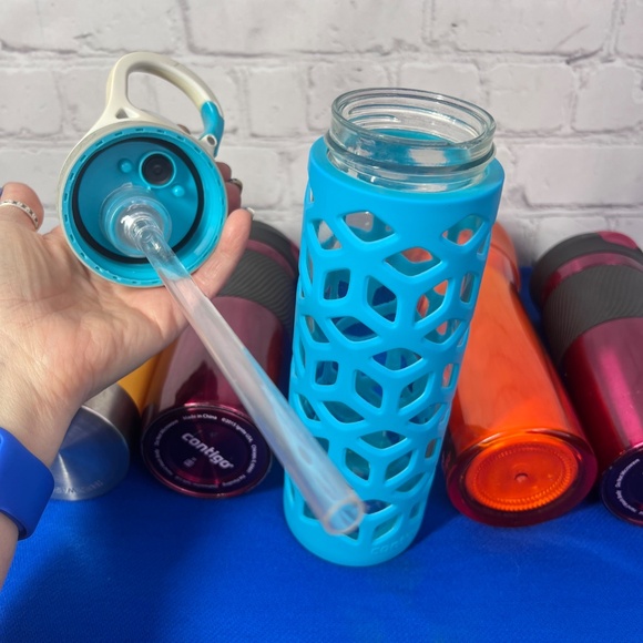 5 TUMBLERS + 3 COOLERS - TRAVEL LUNCH BEACH FOOD DRINK CANS NWT - Picture 11 of 16